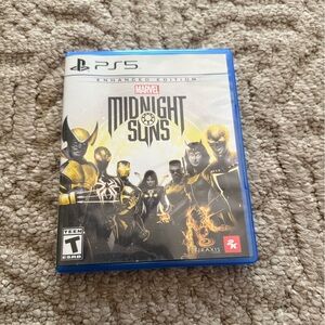 Marvel Midnight Suns PS5 Enhanced Edition - Black and Gold With Bonus Content